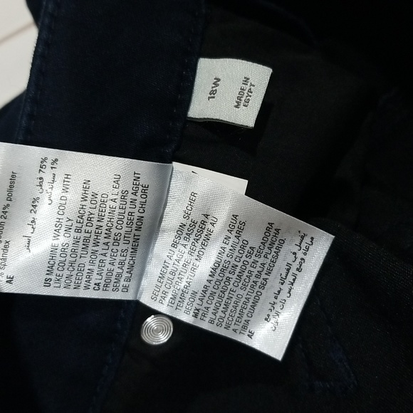 Style & Co Women's Pants Straight Legs High Rise Slimming Pockets Size 18W - Picture 6 of 9